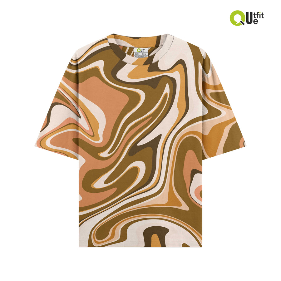 GROOVY WAVES OVERSIZED TSHIRT