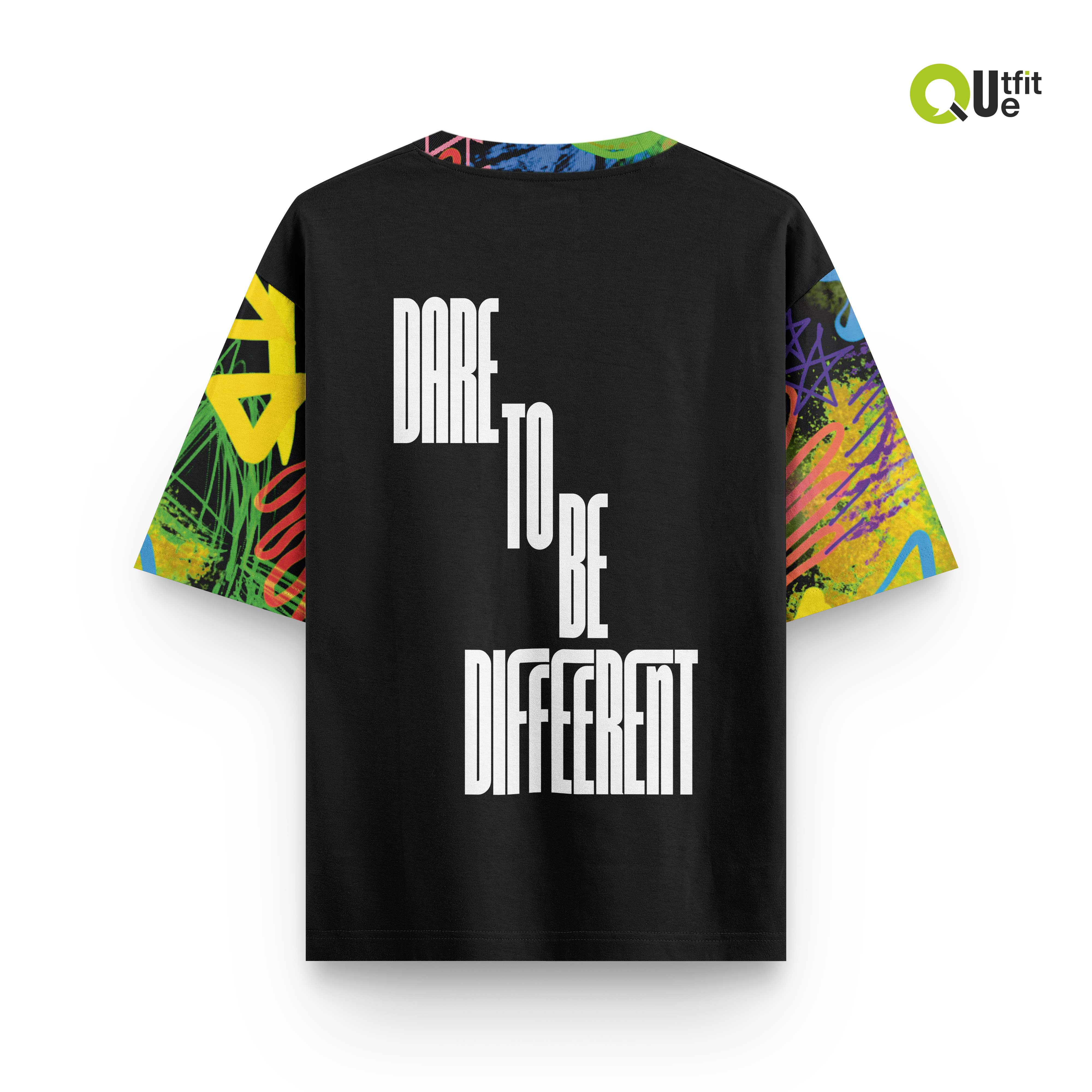 DARE TO BE DIFFERENT OVERSIZED TSHIRT