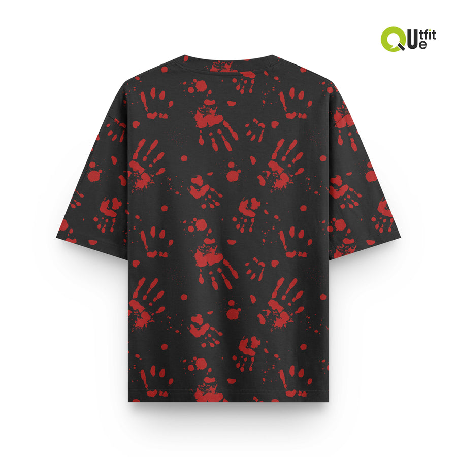 BLODDY HANDS OVERSIZED TSHIRT