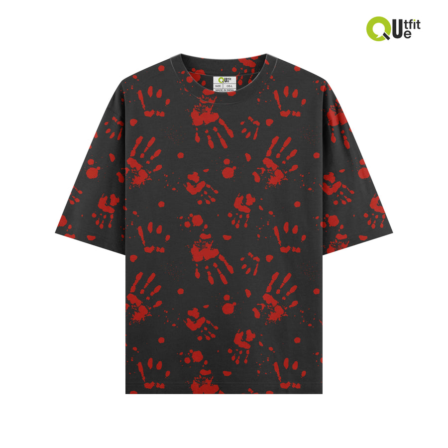 BLODDY HANDS OVERSIZED TSHIRT