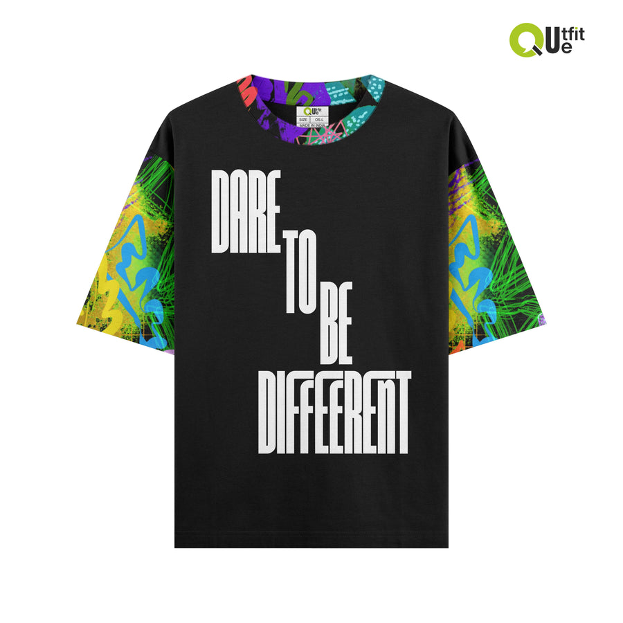 DARE TO BE DIFFERENT OVERSIZED TSHIRT