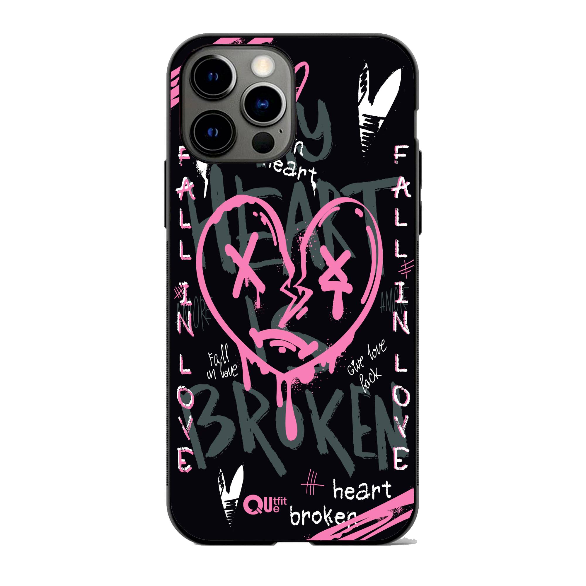 Fall In Love Metal TPU hybrid Protection Case - outfitquePhone case