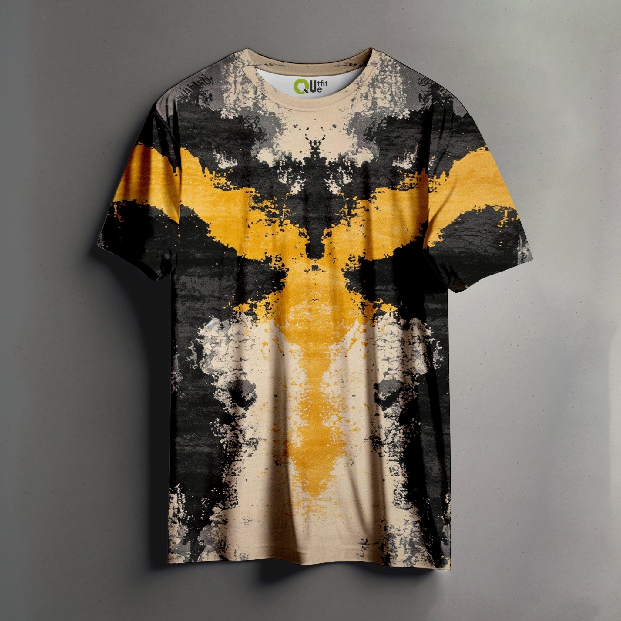 Golden Storm Printed Tees - outfitqueregular tshirt