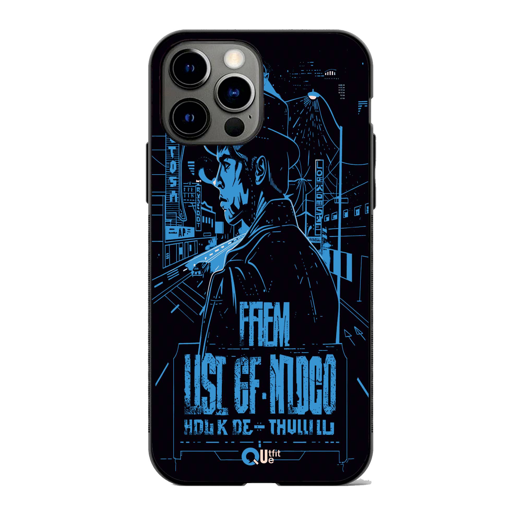 Mafia Blue Metal TPU hybrid Protection Case - outfitquePhone case