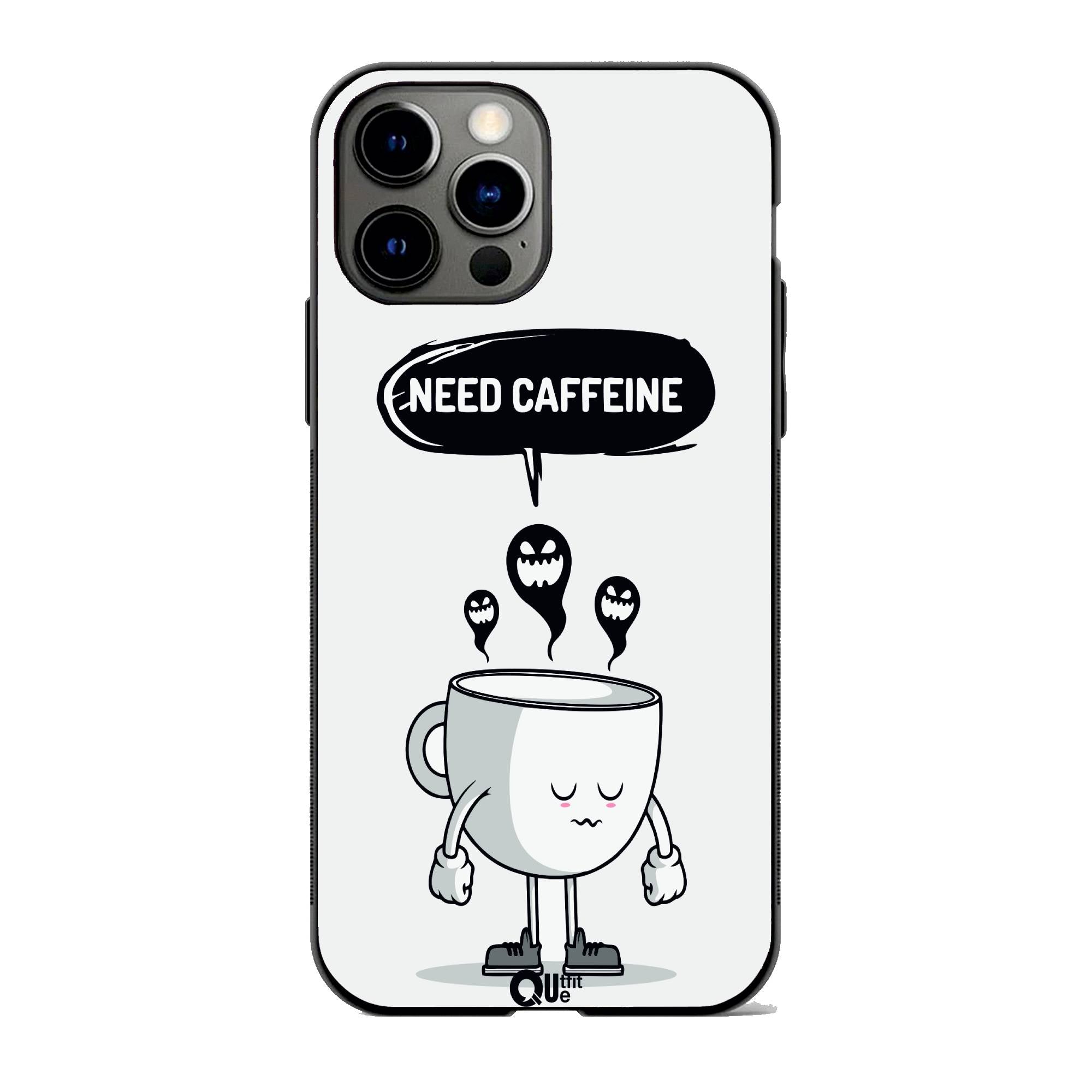 Need Caffeine Metal TPU hybrid Protection Case - outfitquePhone case