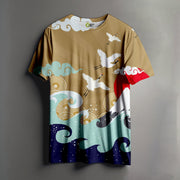 Skyward Printed Tee - outfitque