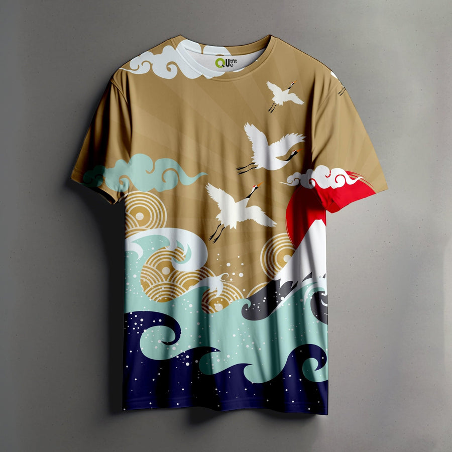 Skyward Printed Tee - outfitque